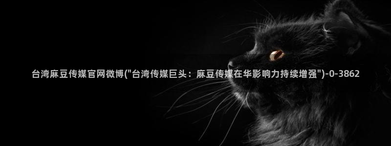 麻豆视频内容推荐：台湾麻豆传媒官网微博(\